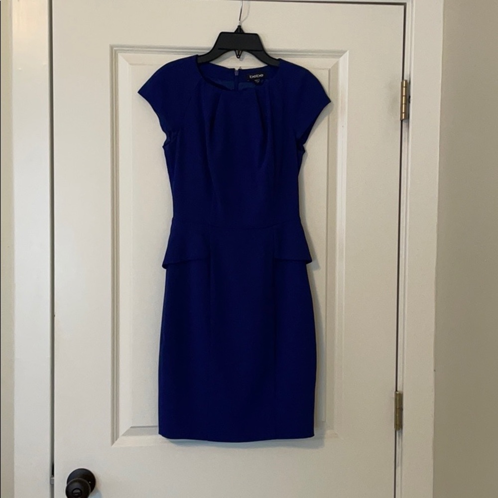 Bebe vibrant blue dress
